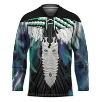 Aotearoa Korowai Motif Hockey Jersey Maori Tane Poutama - Polynesian Pride