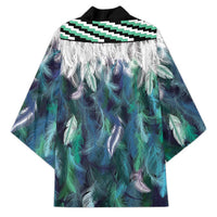 Aotearoa Korowai Motif Kimono Maori Tane Poutama - Polynesian Pride