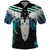 Aotearoa Korowai Motif Polo Shirt Maori Tane Poutama