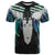 Aotearoa Korowai Motif T Shirt Maori Tane Poutama