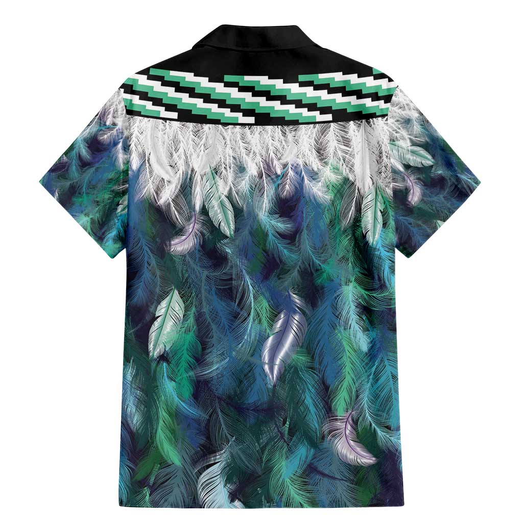 Aotearoa Korowai Motif Family Matching Mermaid Dress and Hawaiian Shirt Maori Koru Poutama LT14 - Polynesian Pride