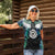 Aotearoa Korowai Motif Women Polo Shirt Maori Koru Poutama