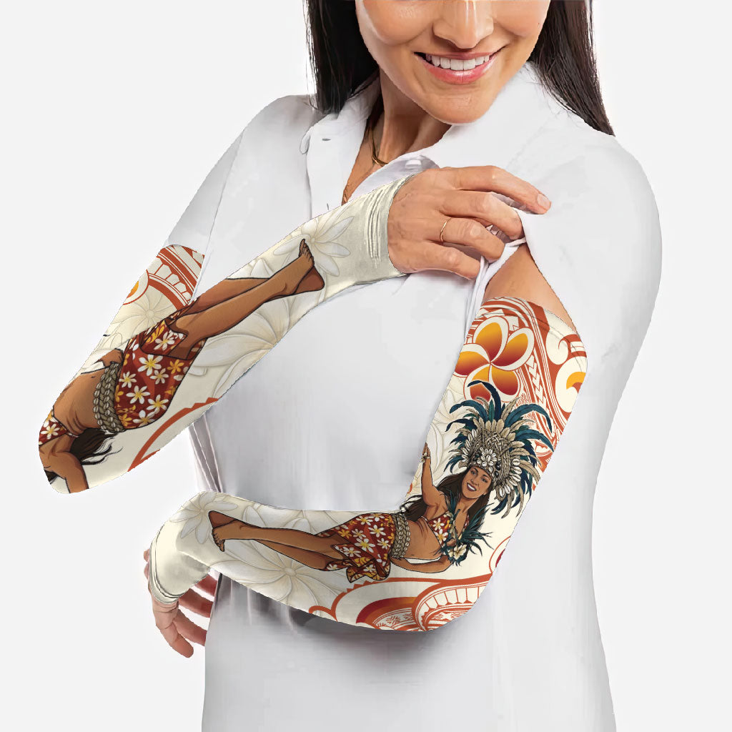 Heiva i Tahiti Arm Sleeves Ori Tahitian Dance Tiare Maori