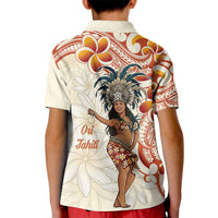 Heiva i Tahiti Kid Polo Shirt Ori Tahitian Dance Tiare Maori LT14 - Polynesian Pride