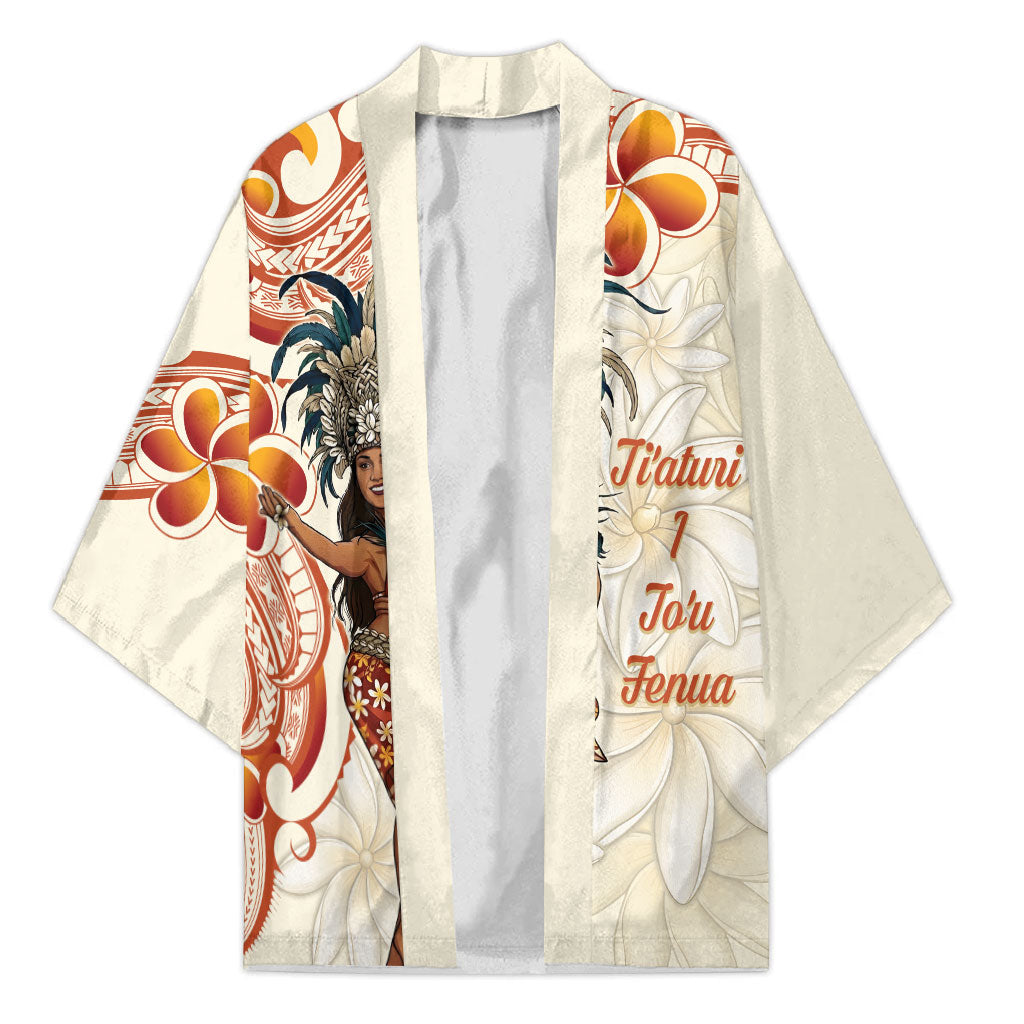 Heiva i Tahiti Kimono Ori Tahitian Dance Tiare Maori