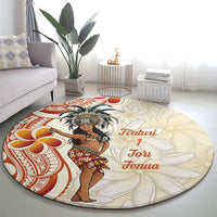 Heiva i Tahiti Round Carpet Ori Tahitian Dance Tiare Maori