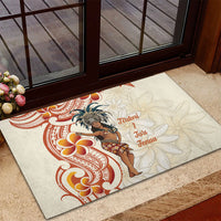 Heiva i Tahiti Rubber Doormat Ori Tahitian Dance Tiare Maori