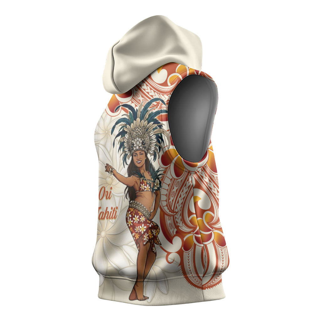 Heiva i Tahiti Sleeveless Hoodie Ori Tahitian Dance Tiare Maori LT14 - Polynesian Pride