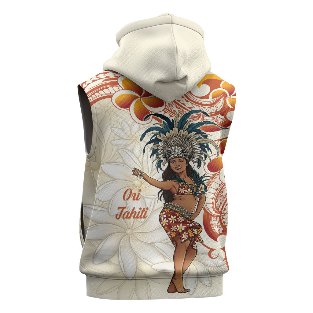 Heiva i Tahiti Sleeveless Zip Hoodie Ori Tahitian Dance Tiare Maori LT14 - Polynesian Pride