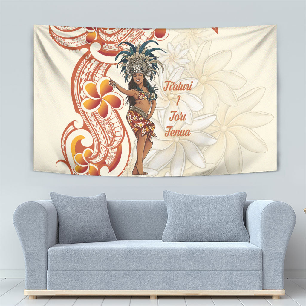 Heiva i Tahiti Tapestry Ori Tahitian Dance Tiare Maori