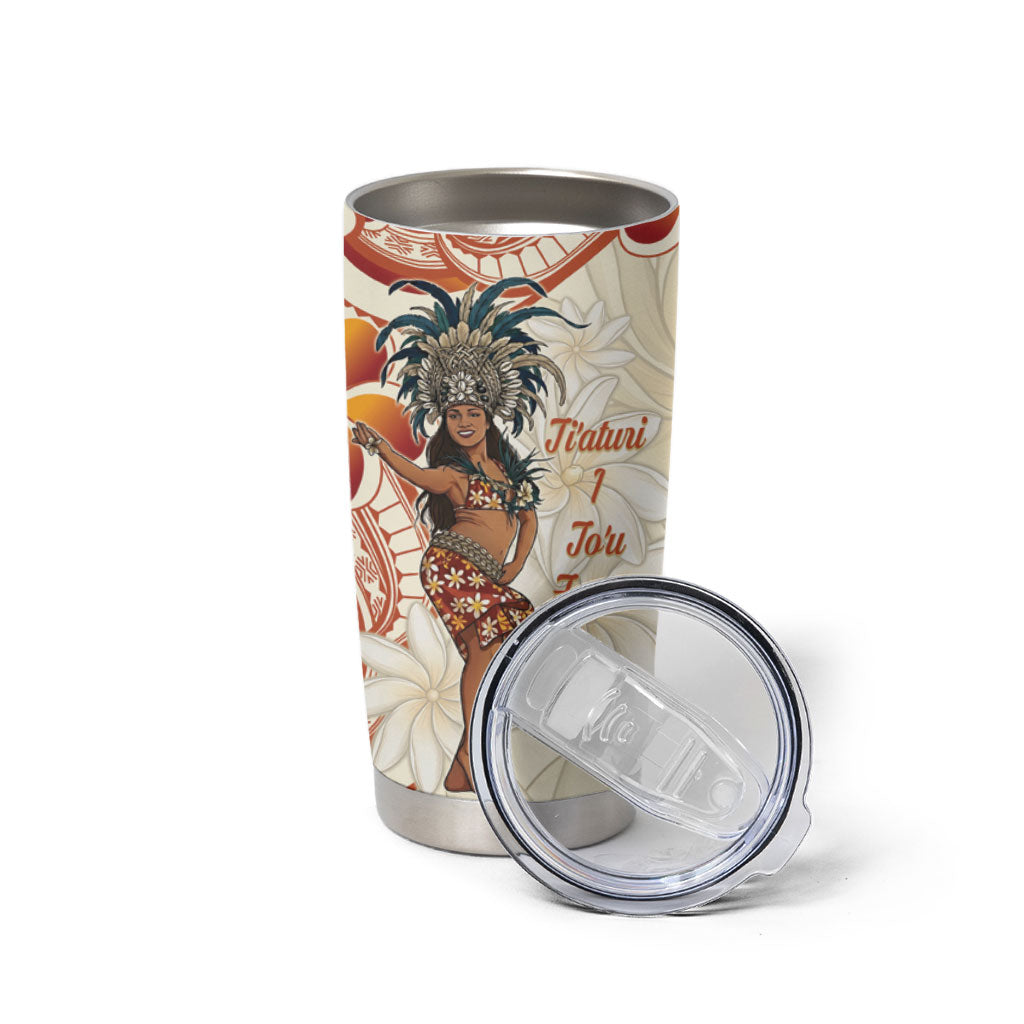 Heiva i Tahiti Tumbler Cup Ori Tahitian Dance Tiare Maori