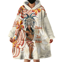 Heiva i Tahiti Wearable Blanket Hoodie Ori Tahitian Dance Tiare Maori LT14 - Polynesian Pride
