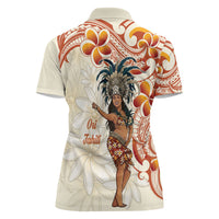 Heiva i Tahiti Women Polo Shirt Ori Tahitian Dance Tiare Maori LT14 - Polynesian Pride