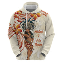 Heiva i Tahiti Zip Hoodie Ori Tahitian Dance Tiare Maori