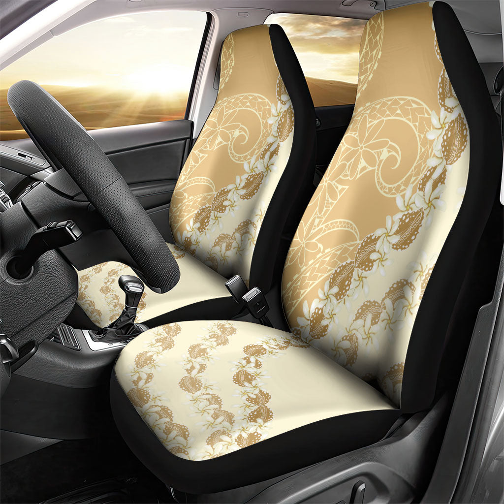 Heiva i Tahiti Car Seat Cover Tahitian Tiare Maori Cowrie Lei Brown LT14 - Polynesian Pride