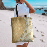 Heiva i Tahiti Tote Bag Tahitian Tiare Maori Cowrie Lei Brown LT14 - Polynesian Pride