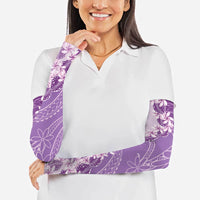 Heiva i Tahiti Arm Sleeves Tahitian Tiare Maori Cowrie Lei Purple LT14 - Polynesian Pride
