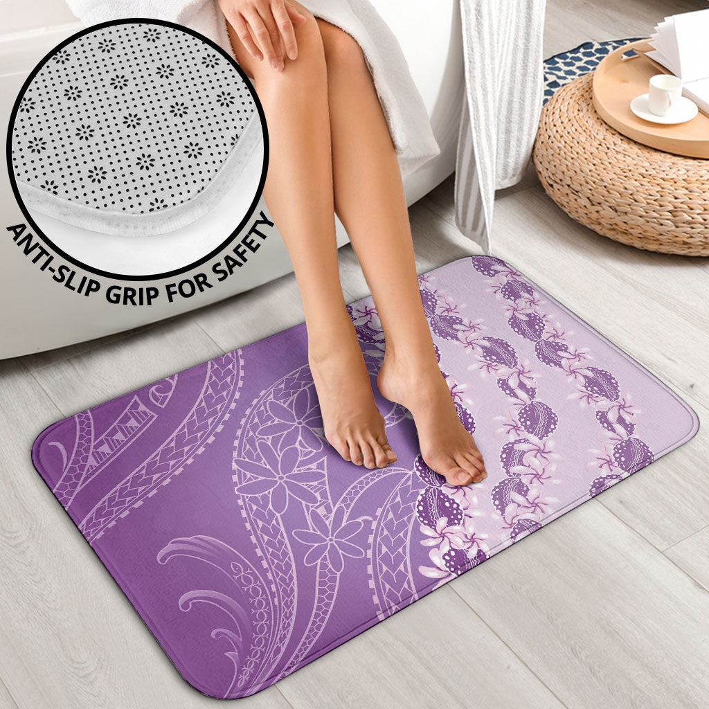 Heiva i Tahiti Bathroom Set Tahitian Tiare Maori Cowrie Lei Purple LT14 - Polynesian Pride