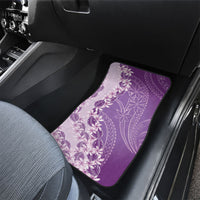 Heiva i Tahiti Car Mats Tahitian Tiare Maori Cowrie Lei Purple LT14 - Polynesian Pride