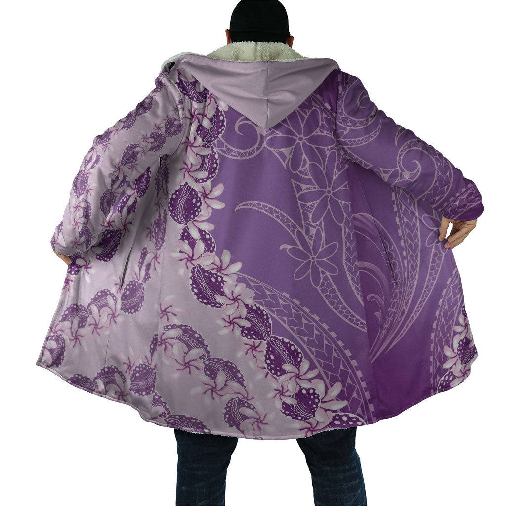 Heiva i Tahiti Cloak Tahitian Tiare Maori Cowrie Lei Purple LT14 - Polynesian Pride