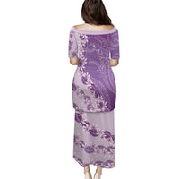 Heiva i Tahiti Puletasi Tahitian Tiare Maori Cowrie Lei Purple LT14 - Polynesian Pride