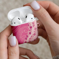 Heiva i Tahiti AirPods Case Tahitian Tiare Maori Cowrie Lei Pink LT14 - Polynesian Pride