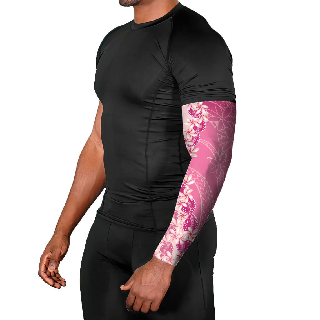 Heiva i Tahiti Arm Sleeves Tahitian Tiare Maori Cowrie Lei Pink LT14 - Polynesian Pride