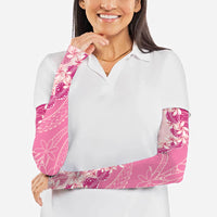 Heiva i Tahiti Arm Sleeves Tahitian Tiare Maori Cowrie Lei Pink LT14 - Polynesian Pride
