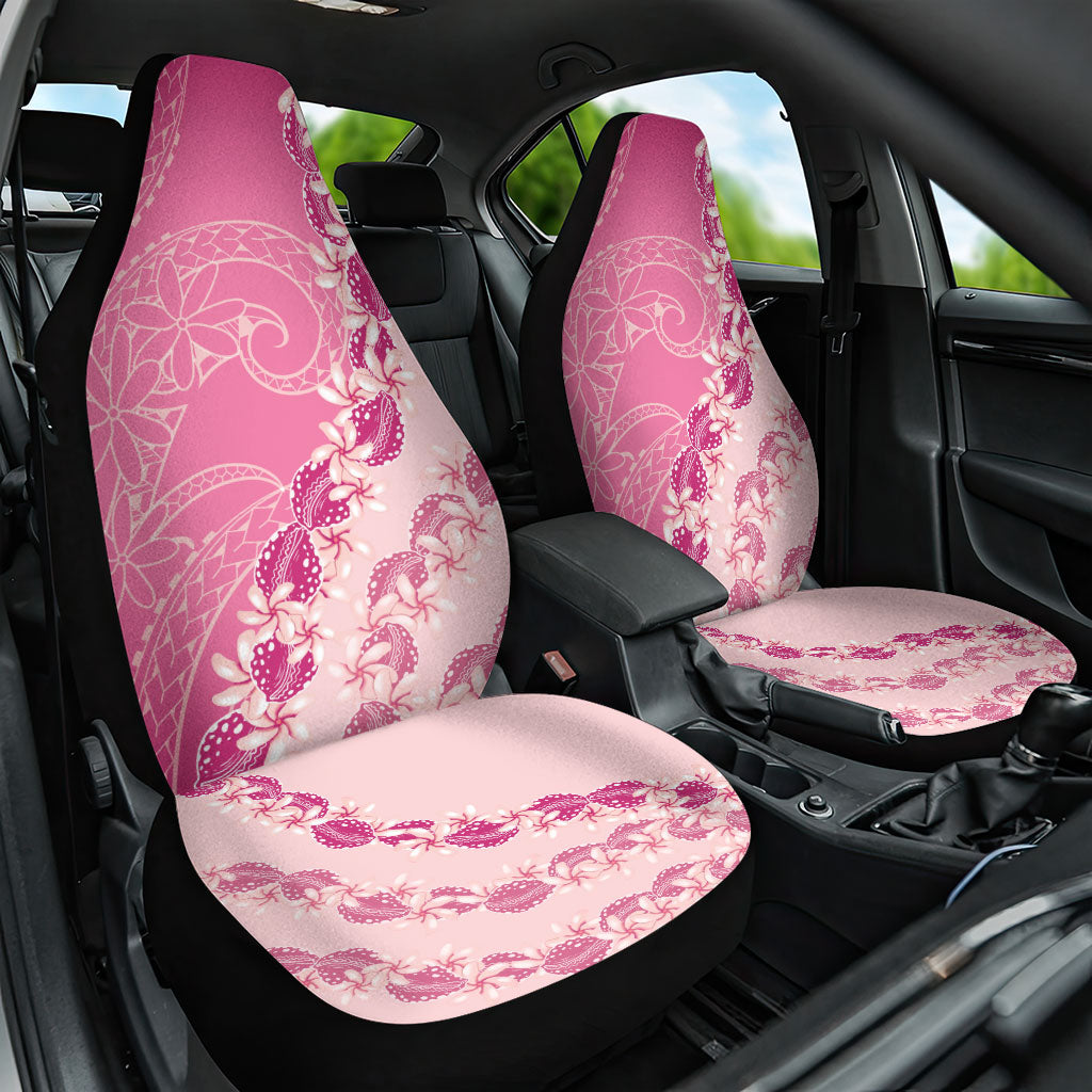Heiva i Tahiti Car Seat Cover Tahitian Tiare Maori Cowrie Lei Pink