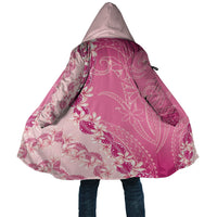 Heiva i Tahiti Cloak Tahitian Tiare Maori Cowrie Lei Pink