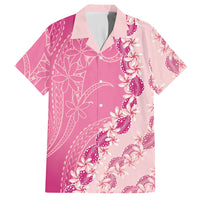 Heiva i Tahiti Hawaiian Shirt Tahitian Tiare Maori Cowrie Lei Pink LT14 Pink - Polynesian Pride