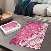 Heiva i Tahiti Puzzle Tahitian Tiare Maori Cowrie Lei Pink