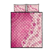 Heiva i Tahiti Quilt Bed Set Tahitian Tiare Maori Cowrie Lei Pink LT14 - Polynesian Pride