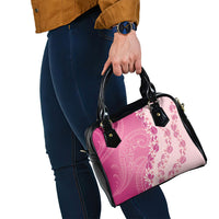 Heiva i Tahiti Shoulder Handbag Tahitian Tiare Maori Cowrie Lei Pink