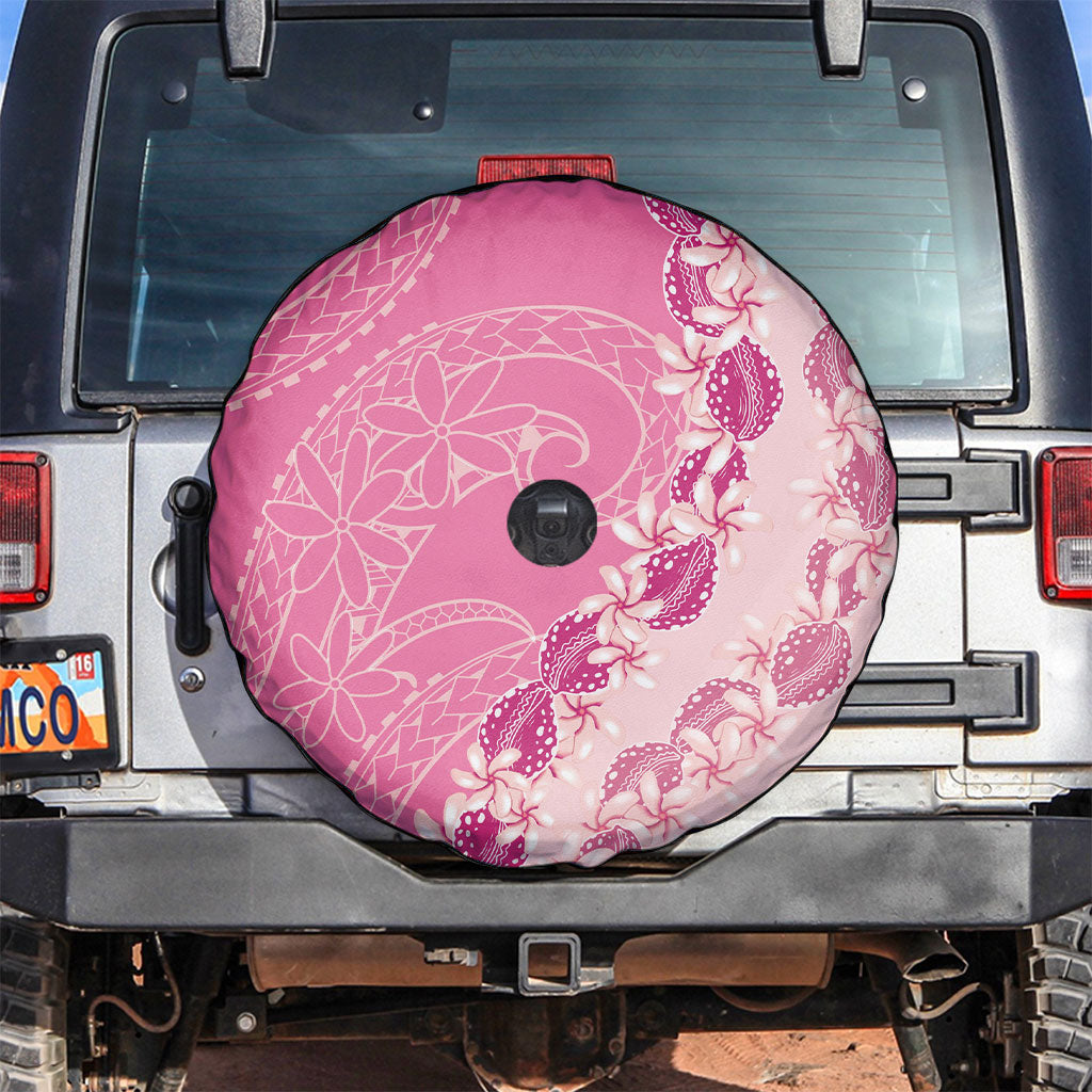 Heiva i Tahiti Spare Tire Cover Tahitian Tiare Maori Cowrie Lei Pink LT14 Pink - Polynesian Pride