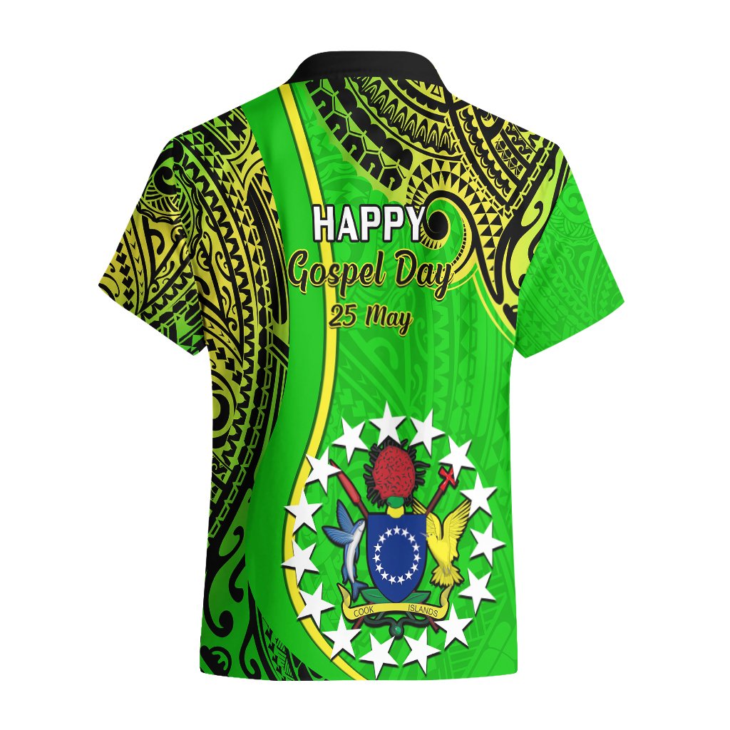 25 May Palmerston Island Gospel Day Hawaiian Shirt Cook Islands Tribal Pattern LT14 - Polynesian Pride