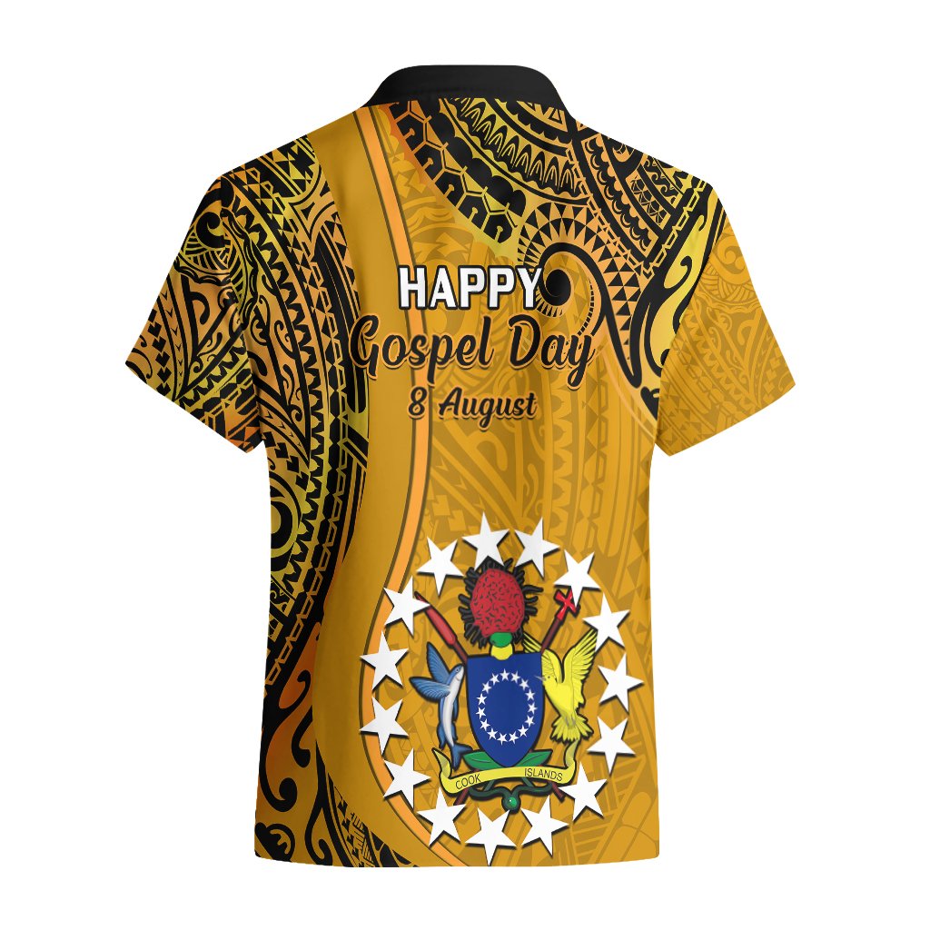 8 August Manihiki Island Gospel Day Hawaiian Shirt Cook Islands Tribal Pattern LT14 - Polynesian Pride