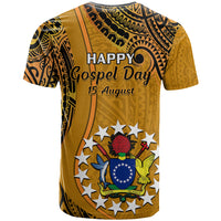 15 August Rakahanga Island Gospel Day T Shirt Cook Islands Tribal Pattern LT14 - Polynesian Pride