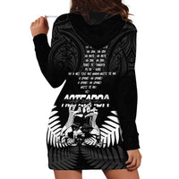 New Zealand Silver Fern Rugby Hoodie Dress Haka Dance With Aotearoa Maori Pattern LT14 - Polynesian Pride