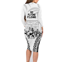 Fiji Tapa Rugby Family Matching Long Sleeve Bodycon Dress and Hawaiian Shirt Cibi Dance With Fijian Pattern LT14 - Polynesian Pride