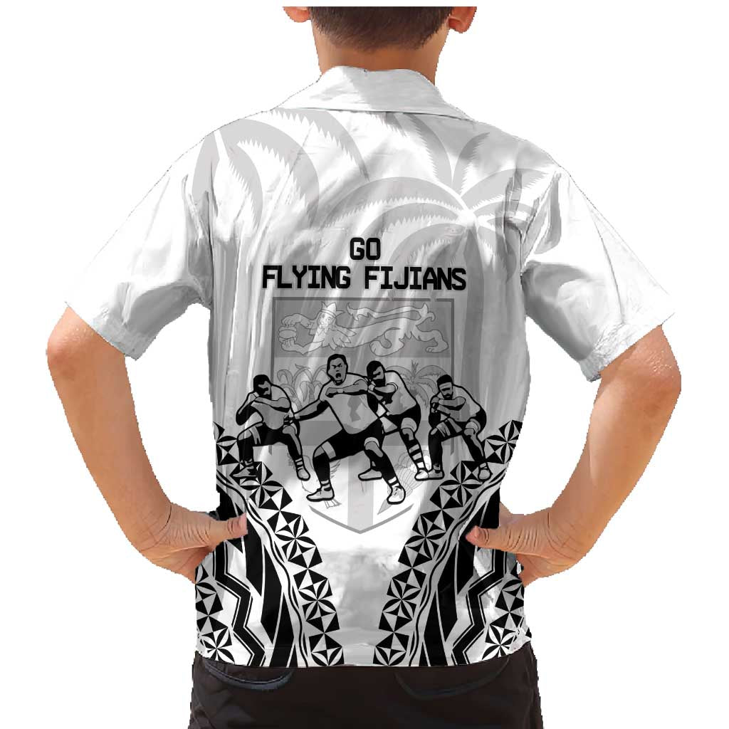 Fiji Tapa Rugby Family Matching Mermaid Dress and Hawaiian Shirt Cibi Dance With Fijian Pattern LT14 - Polynesian Pride
