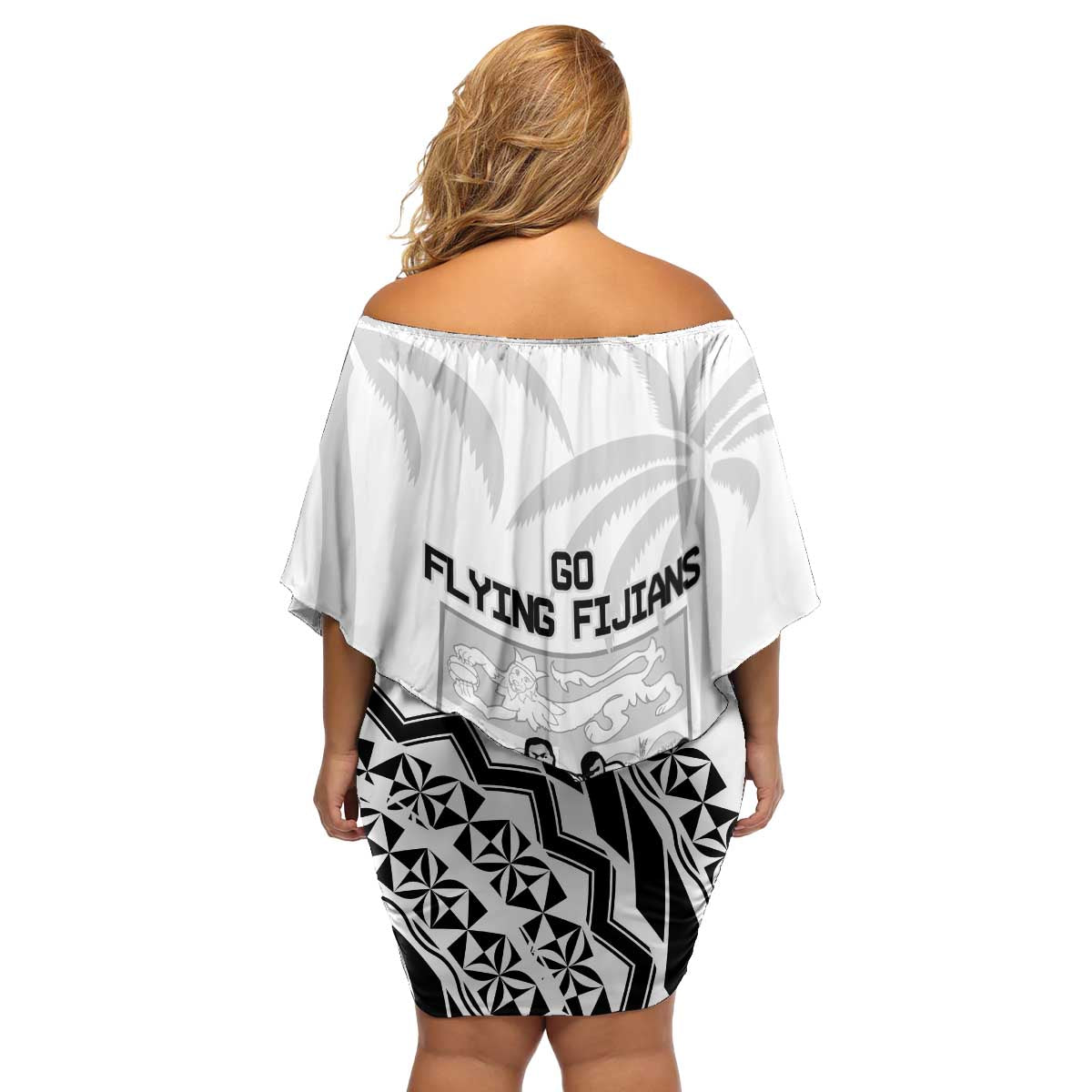 Fiji Tapa Rugby Family Matching Off Shoulder Short Dress and Hawaiian Shirt Cibi Dance With Fijian Pattern LT14 - Polynesian Pride