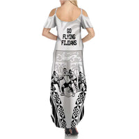 Fiji Tapa Rugby Family Matching Summer Maxi Dress and Hawaiian Shirt Cibi Dance With Fijian Pattern LT14 - Polynesian Pride