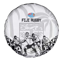 Fiji Tapa Rugby Spare Tire Cover Cibi Dance With Fijian Pattern LT14 - Polynesian Pride