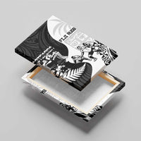 New Zealand And Fiji Tapa Rugby Canvas Wall Art Haka Dance Mix Cibi Dance Together LT14 - Polynesian Pride