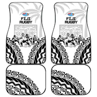 New Zealand And Fiji Tapa Rugby Car Mats Haka Dance Mix Cibi Dance Together LT14 - Polynesian Pride