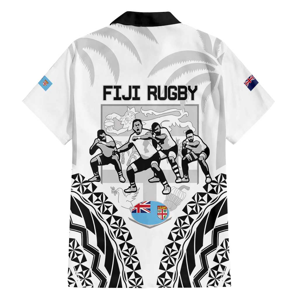 New Zealand And Fiji Tapa Rugby Family Matching Tank Maxi Dress and Hawaiian Shirt Haka Dance Mix Cibi Dance Together LT14 - Polynesian Pride