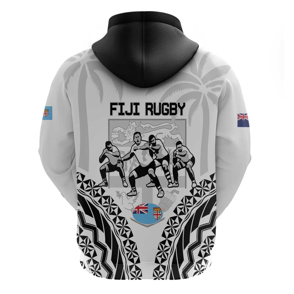 New Zealand And Fiji Tapa Rugby Hoodie Haka Dance Mix Cibi Dance Together LT14 - Polynesian Pride