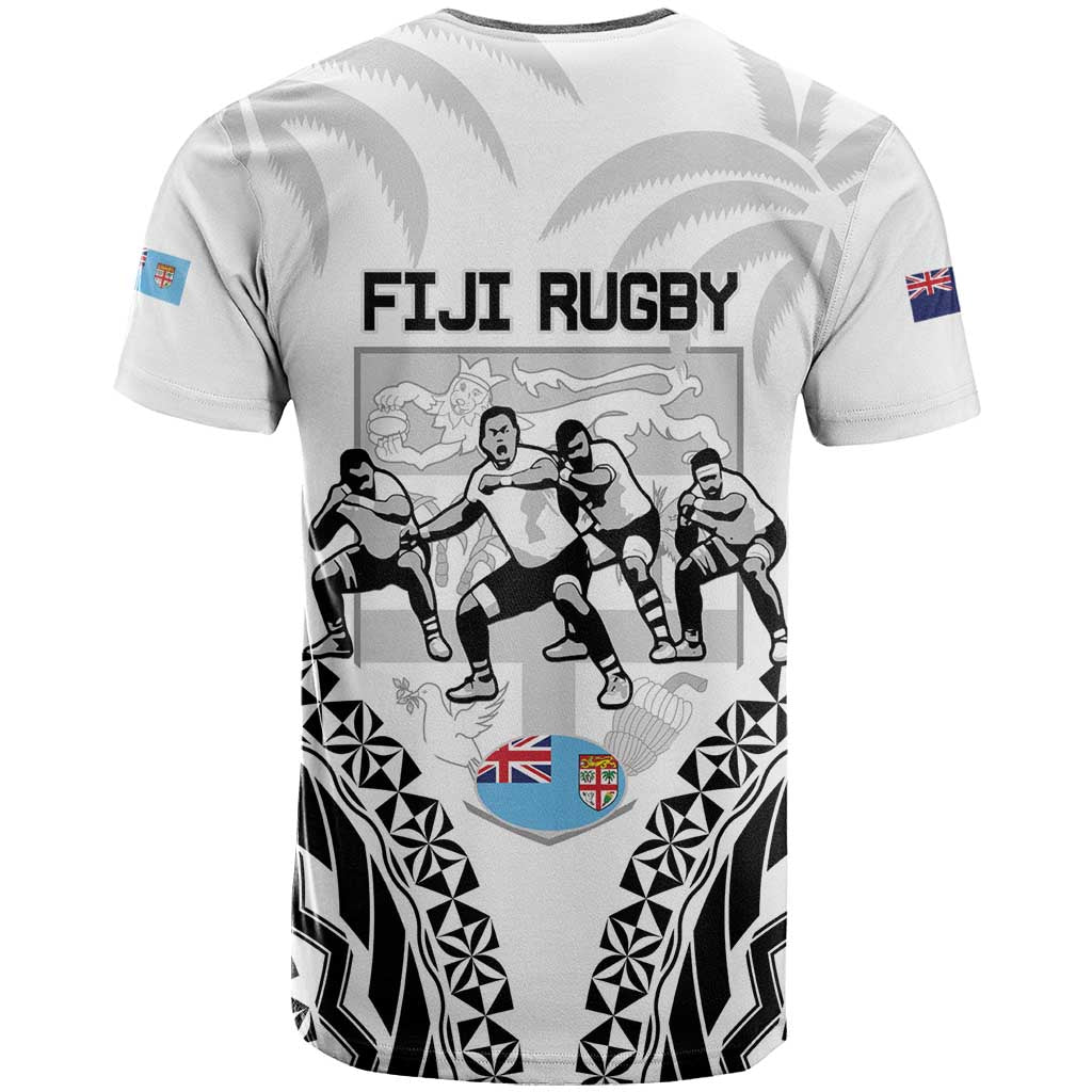 New Zealand And Fiji Tapa Rugby T Shirt Haka Dance Mix Cibi Dance Together LT14 - Polynesian Pride