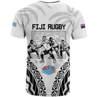 New Zealand And Fiji Tapa Rugby T Shirt Haka Dance Mix Cibi Dance Together LT14 - Polynesian Pride